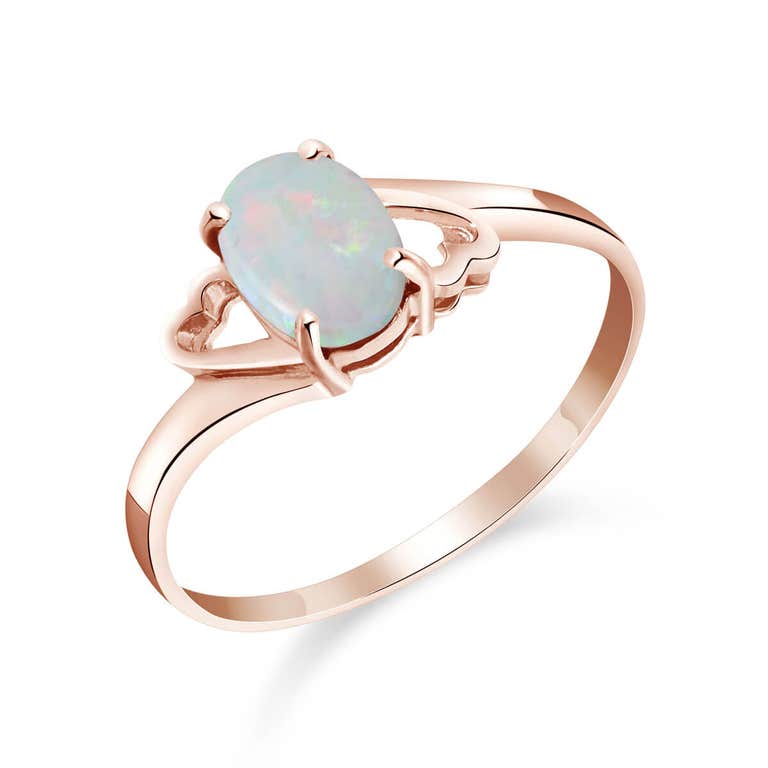 QP Jewellers Opal Classic Desire Ring 0.45ct in 9ct Rose Gold - 4365R