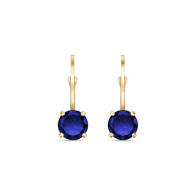 QP Jewellers Sapphire Boston Drop Earrings 1.2ctw in 9ct Gold - 2066Y - Product Image #1